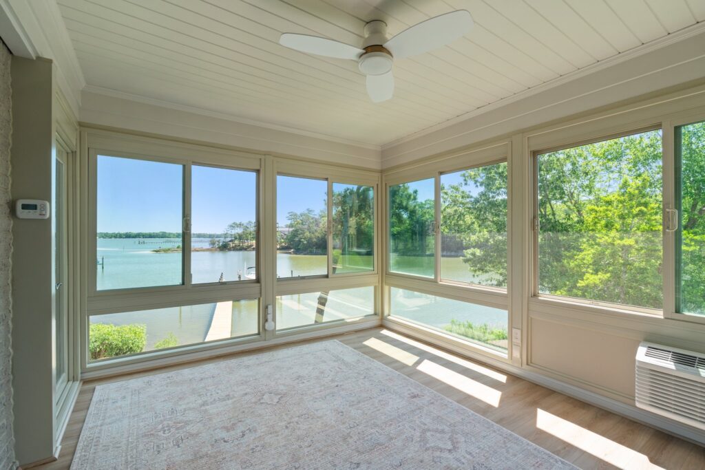 A family in Great Neck, Virginia Beach, recently turned their weathered and underused second-story screened-in porch into a gorgeous Betterliving® 4-season sunroom with a sweeping view of Broad Bay—and the result is nothing short of breathtaking.