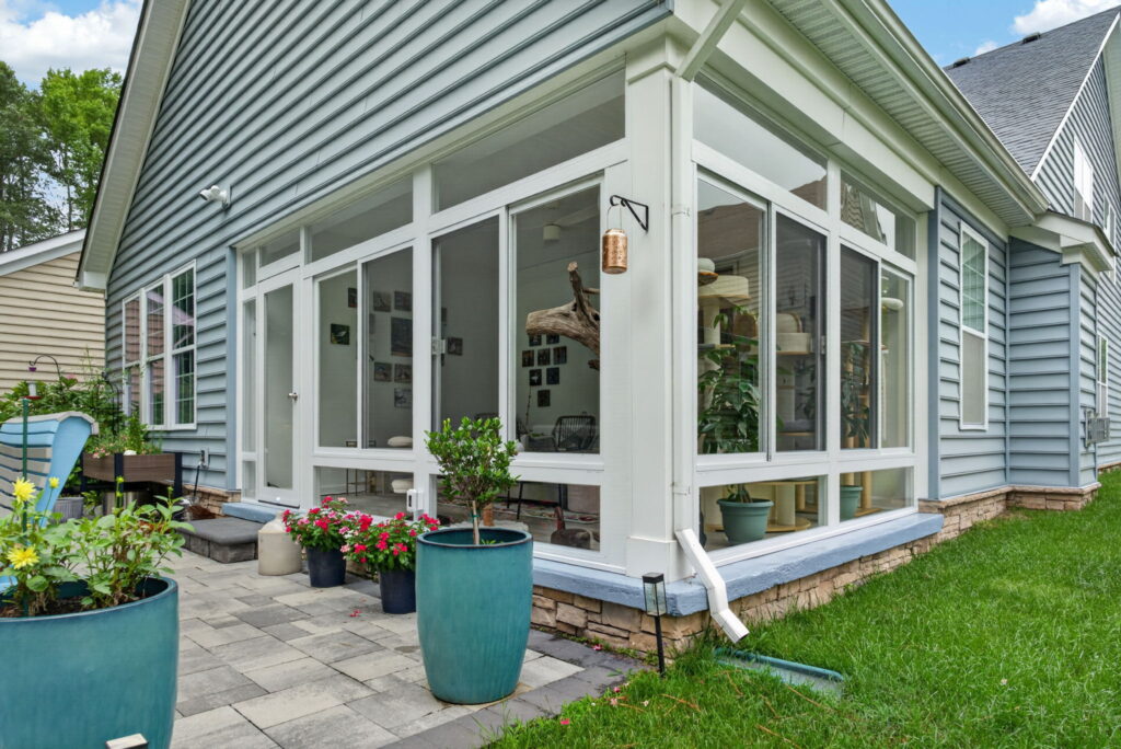 Exterior view of 3-season Betterliving Sunroom in Virginia Beach