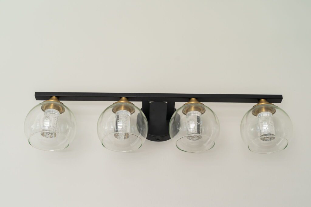 mixed metals lighting fixture