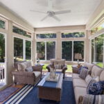 Betterliving 4-season sunroom with wooded backyard views