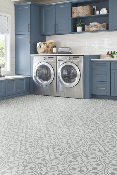 RSV-Deco-Pewter- Sheet Vinyl Flooring for your home Mannington