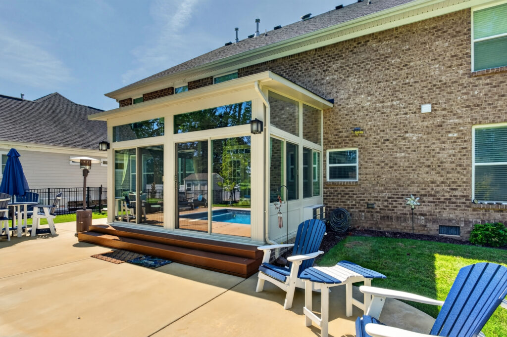 Exterior view of sunroom in Chesapeake VA
