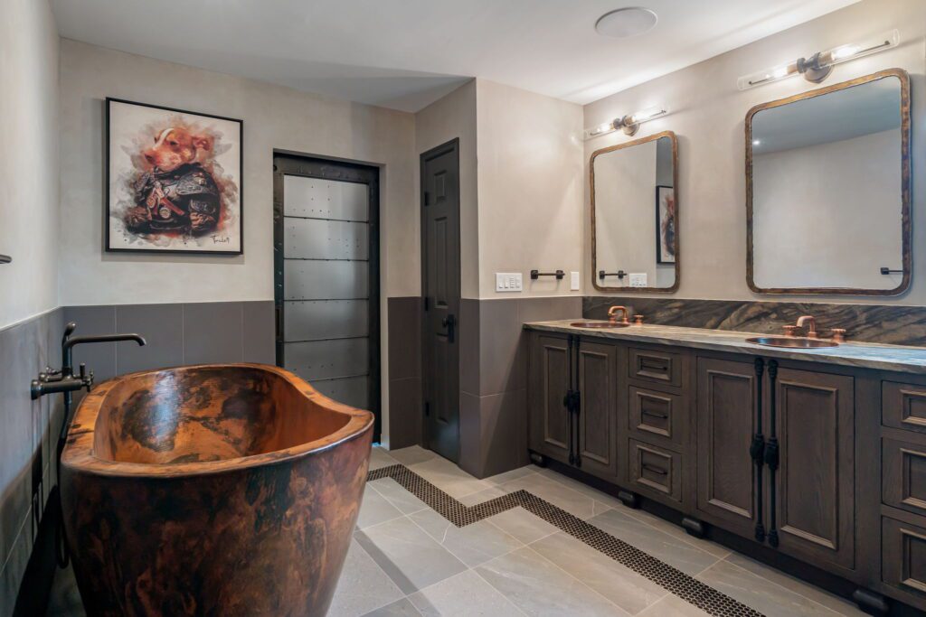 A Steampunk-Inspired Luxury Bathroom Remodel in Virginia Beach