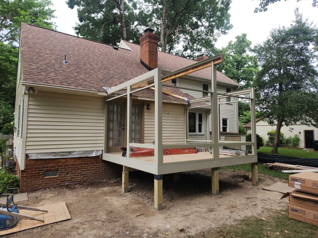 Kelly Sunroom - Construction Phase