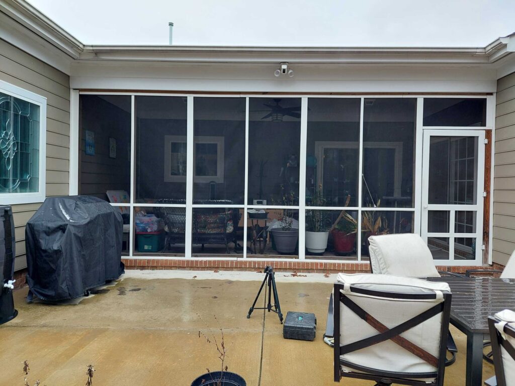Screened-In Porch Before Sunroom Conversion