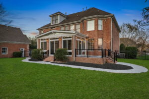 Custom 4 season gable sunroom with brick exterior in Chesapeake VA