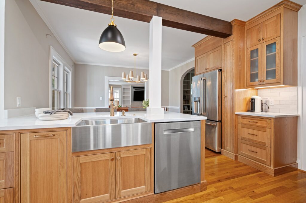 Open concept kitchen design