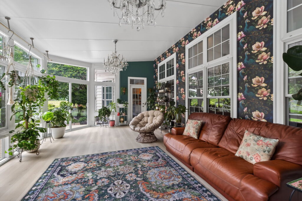 Rich green tones, custom finishes, and elegant lighting create the ultimate relaxation space.