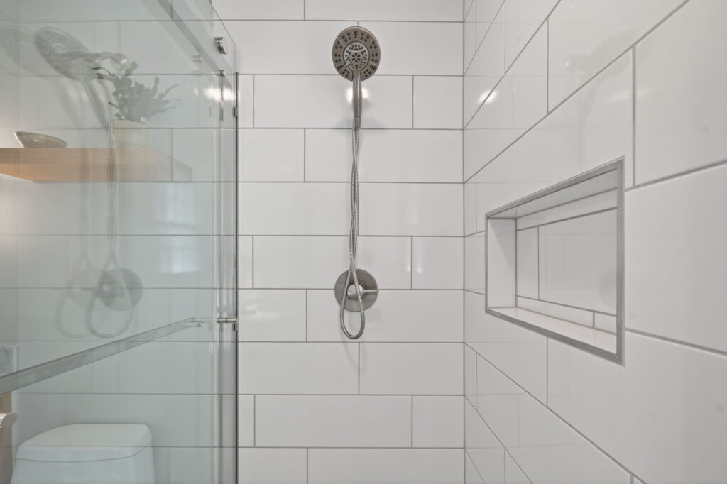 Elegant Ceramic Tile Shower Walls