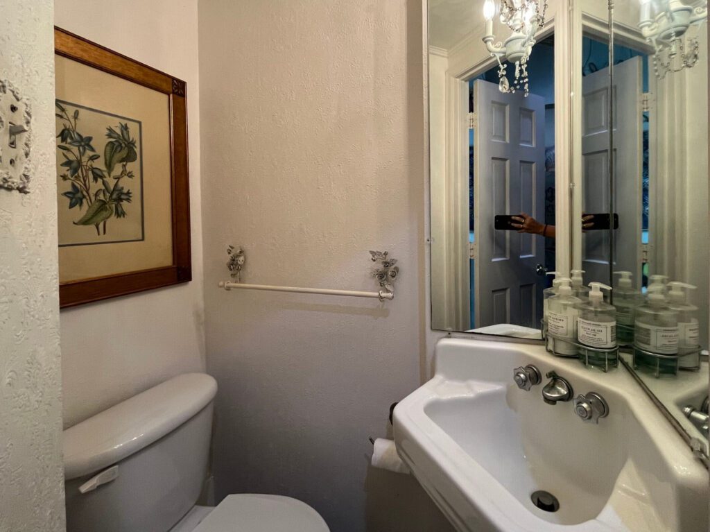 First-Floor Powder Room Before Renovation