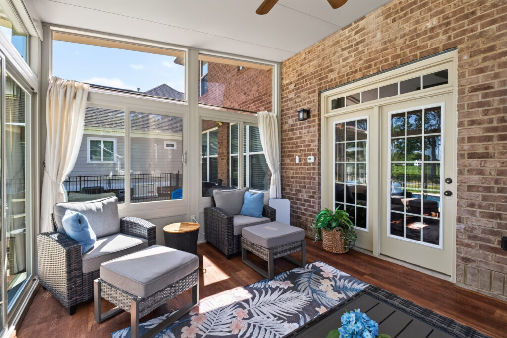 Interior view of chesapeake sunroom.
