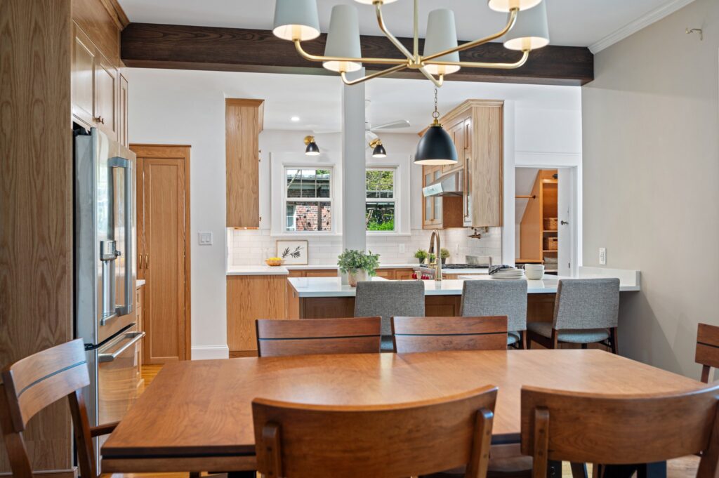 Open Concept Kitchen After Photo