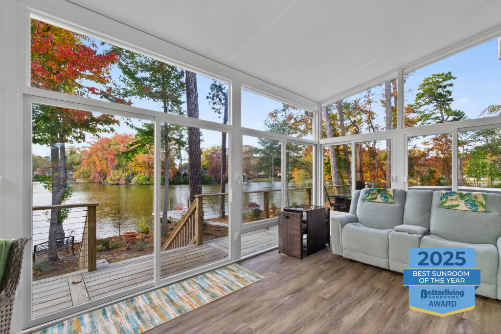 Award-winning studio sunroom by McDrake Remodeling in Hampton Roads