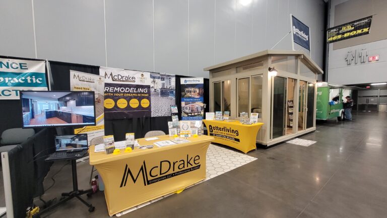 McDrake Remodeling and Betterliving Sunrooms & Awnings of Hampton Roads at the 2025 Mid-Atlantic Home & Outdoor Living Show in Virginia Beach