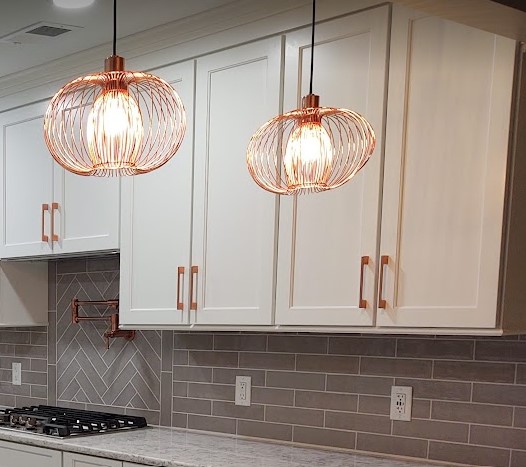 Gray Subway Tile in Kitchen