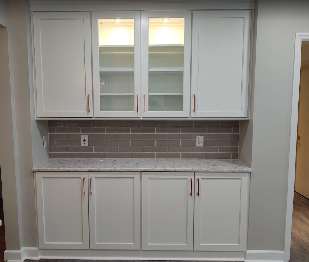 Custom Kitchen Cabinet and Coffee Bar