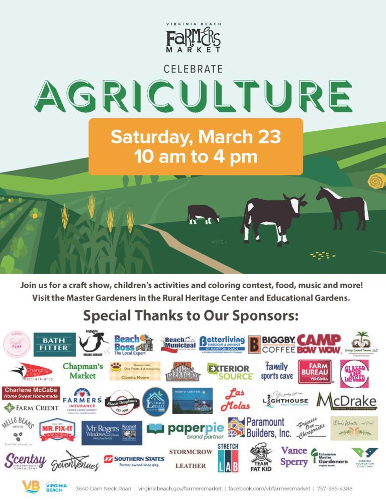 Celebrate Agriculture Festival at the VB Farmers Market