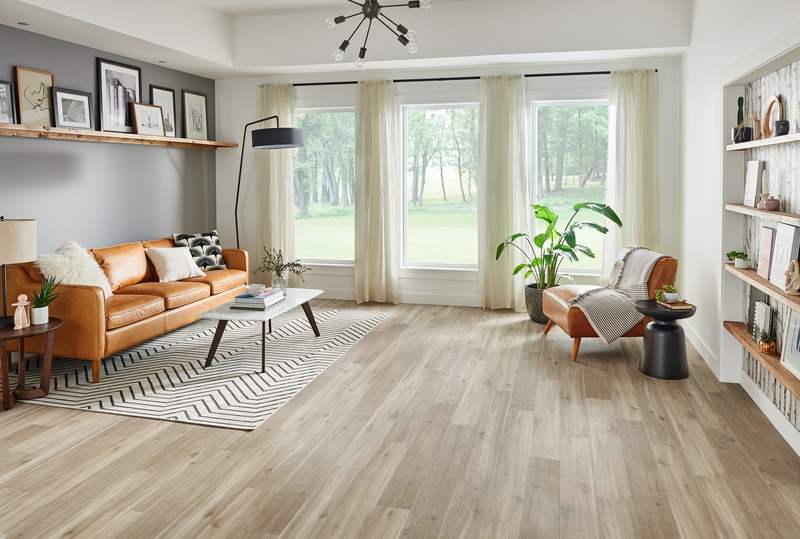 LVP flooring in living room