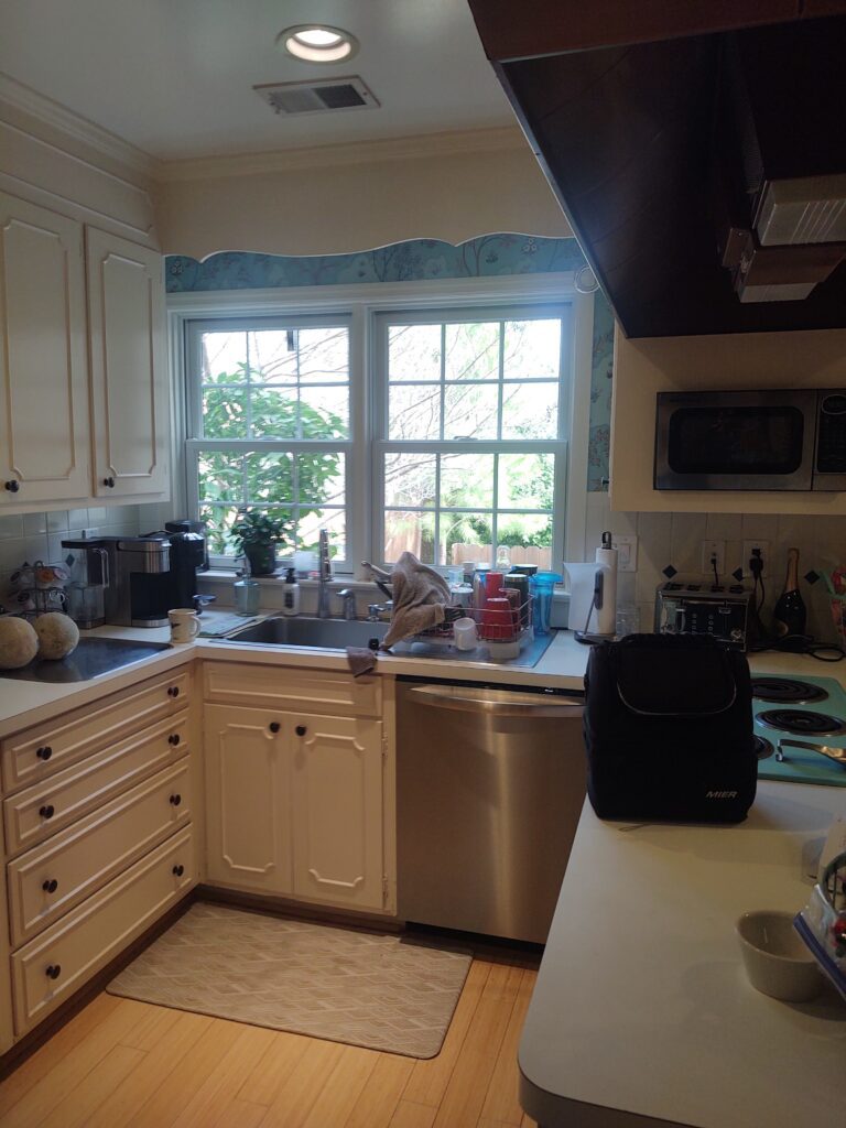 Cramped Kitchen Before