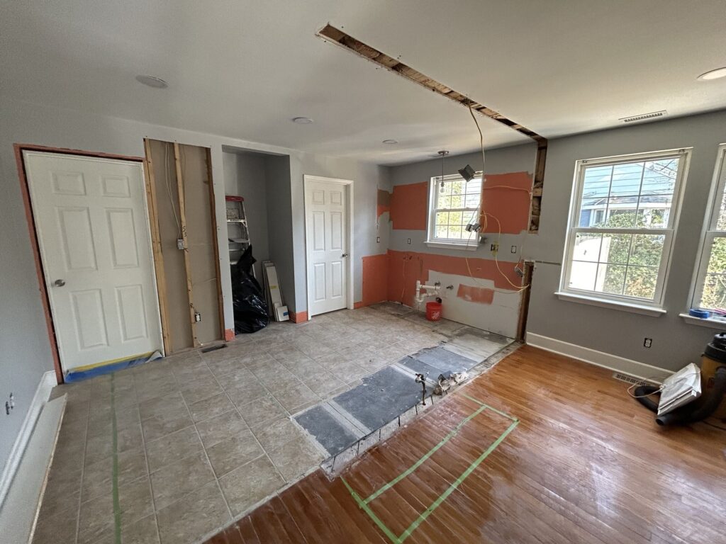 Construction Phase - Kitchen Demolition
