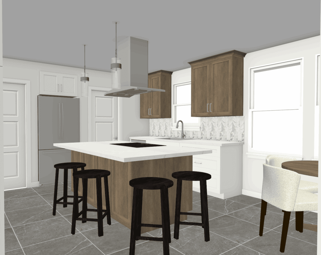 Kitchen Design Rendering
